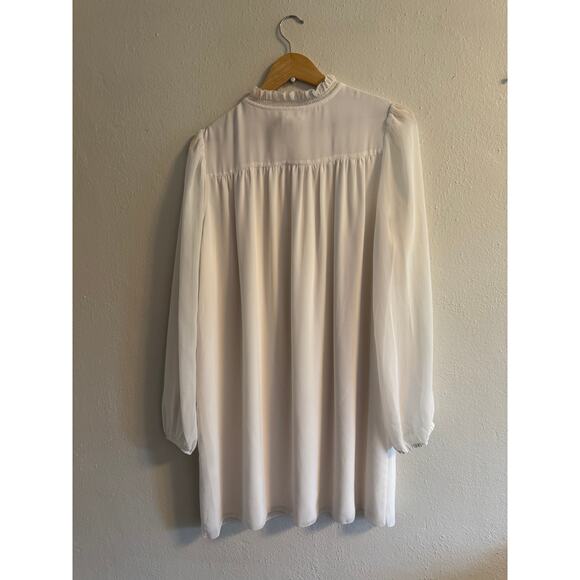Wilfred cream mock neck midi dress NWT - Picture 3 of 6